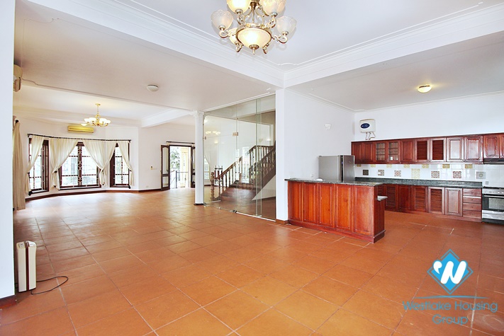 Spacious house with outdoor pool for rent in To Ngoc Van st, Tay Ho