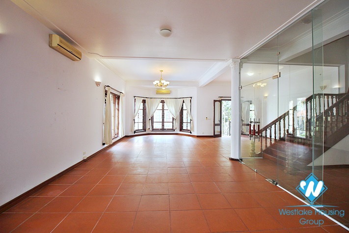 Spacious house with outdoor pool for rent in To Ngoc Van st, Tay Ho