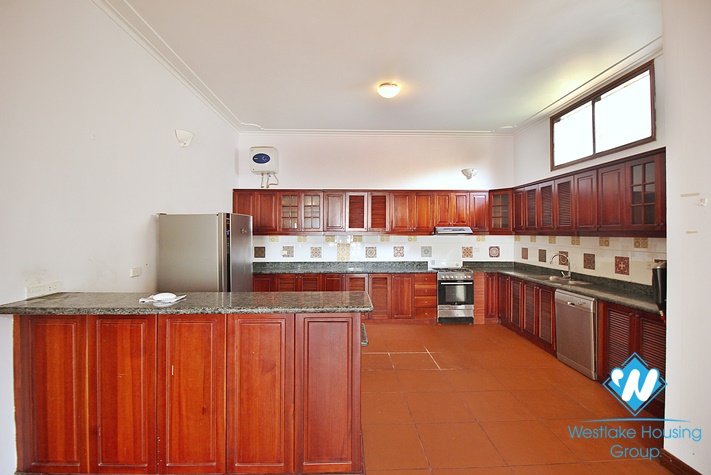 Spacious house with outdoor pool for rent in To Ngoc Van st, Tay Ho