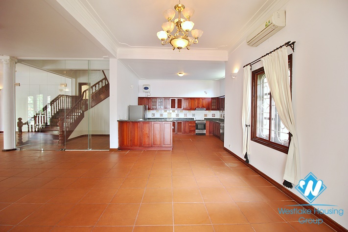 Spacious house with outdoor pool for rent in To Ngoc Van st, Tay Ho