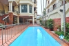Spacious house with outdoor pool for rent in To Ngoc Van st, Tay Ho