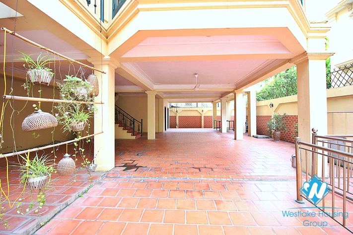 Spacious house with outdoor pool for rent in To Ngoc Van st, Tay Ho