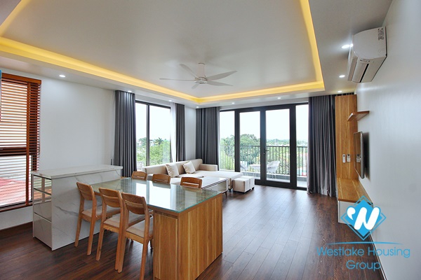 A bright and beautiful 2 bedooms apartment with balcony in Tay ho, Hanoi