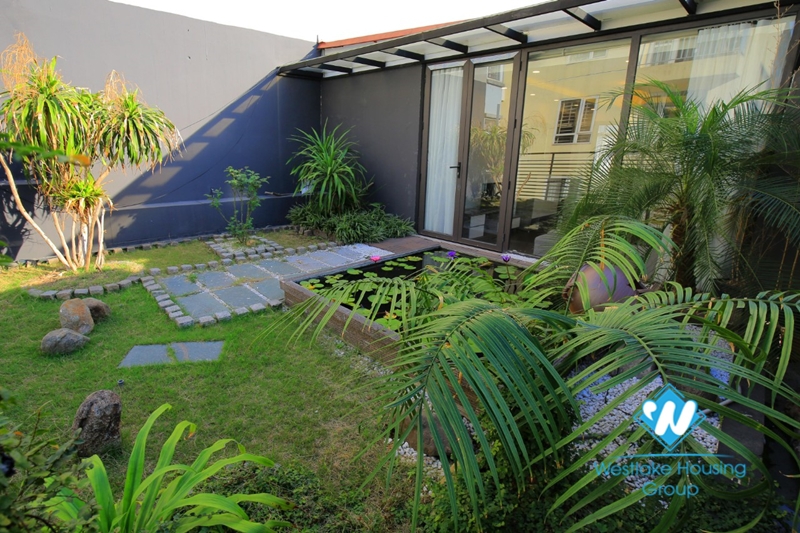 Serviced apartment for rent with Japanese cable TV on Linh Lang, Ba Dinh