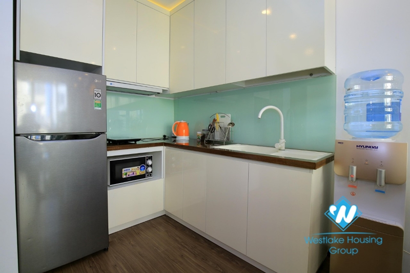 Serviced apartment for rent with Japanese cable TV on Linh Lang, Ba Dinh