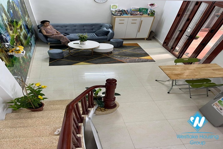 Four beds house with pretty terrace for rent in Dinh Cong st, Hoang Mai, Ha Noi