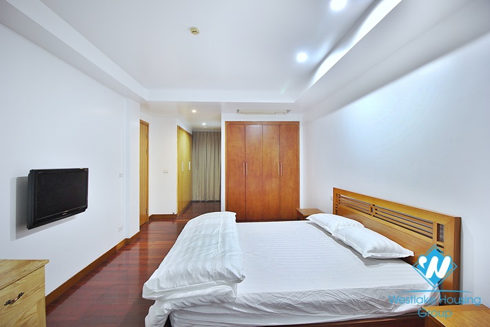 Lake view 03 bedrooms apartment with big balcony for leasing  in Tay Ho area