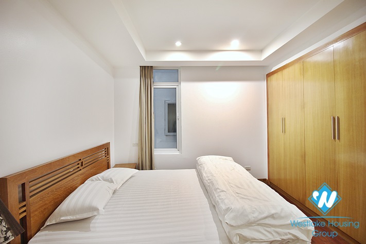 Lake view 03 bedrooms apartment with big balcony for leasing  in Tay Ho area