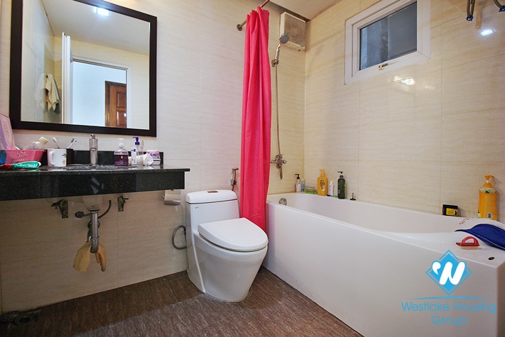 Good quality house with 3 bedrooms for lease in Tay Ho area.