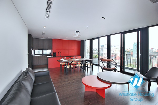 A modern and newly 3 bedroom apartment for rent in To ngoc van, Tay ho, Hanoi