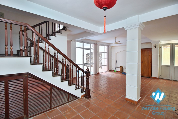 Quiet house with swimming pool for rent in Tay Ho area, Ha Noi