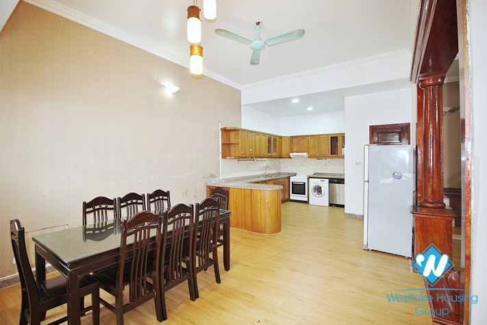 4 bedrooms with a nice family room house located in a good location for rent in Tay Ho, Hanoi
