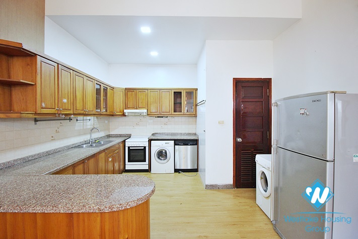 4 bedrooms with a nice family room house located in a good location for rent in Tay Ho, Hanoi