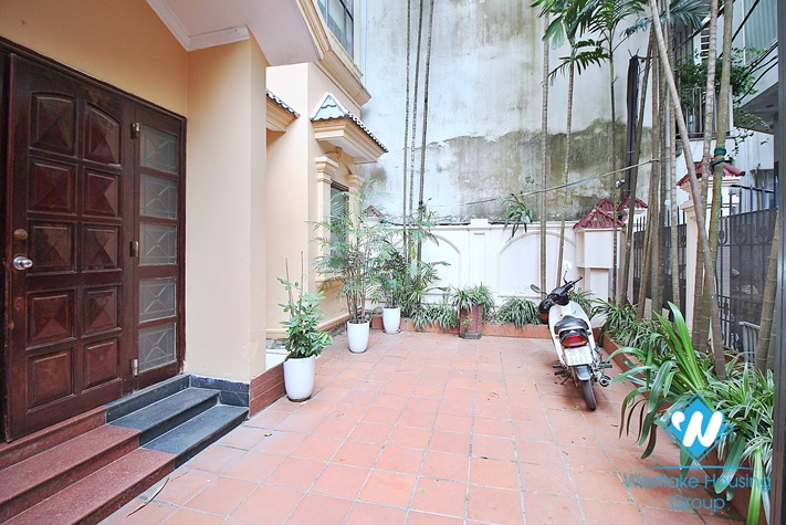 4 bedrooms with a nice family room house located in a good location for rent in Tay Ho, Hanoi