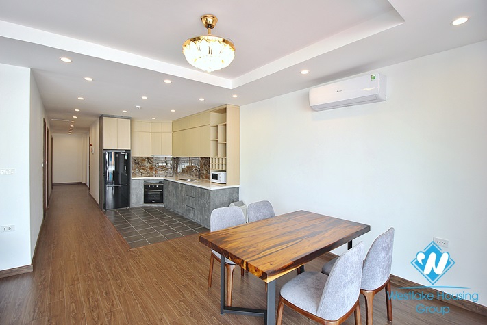 Brand new and spacious 3 beds apartment for rent in Trinh Cong Son st, Tay Ho