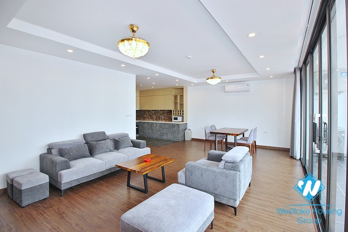 Brand new and spacious 3 beds apartment for rent in Trinh Cong Son st, Tay Ho