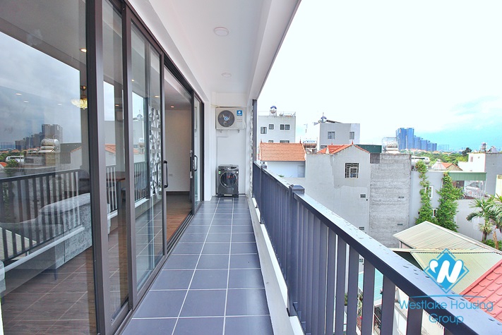 Brand new and spacious 3 beds apartment for rent in Trinh Cong Son st, Tay Ho