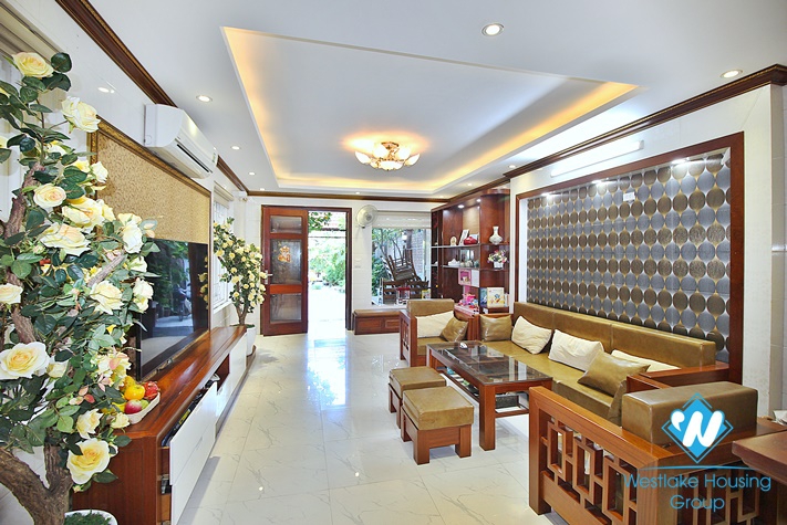 A beautiful 4 bedroom house for rent in Dang thai mai, Tay ho, Ha noi