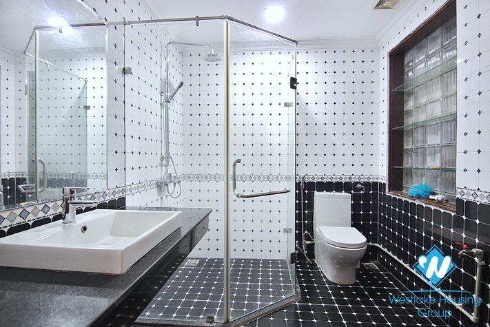 4 bedrooms with a nice family room house located in a good location for rent in Tay Ho, Hanoi
