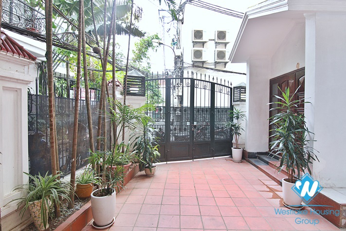 4 bedrooms with a nice family room house located in a good location for rent in Tay Ho, Hanoi