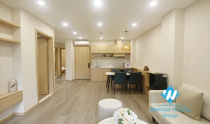 Two bedroom serviced apartment for rent in Giang Vo, Ba Dinh.