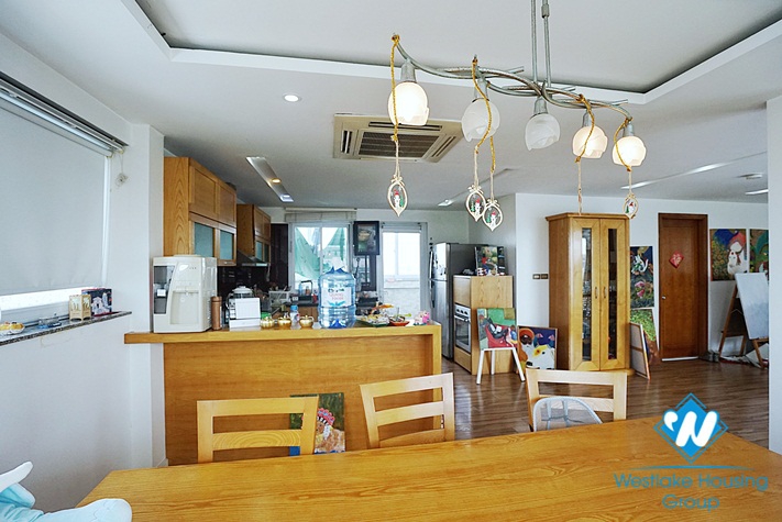 The ideal light-designed duplex apartment with three bedrooms for rent in Hai Ba Trung, Ha Noi