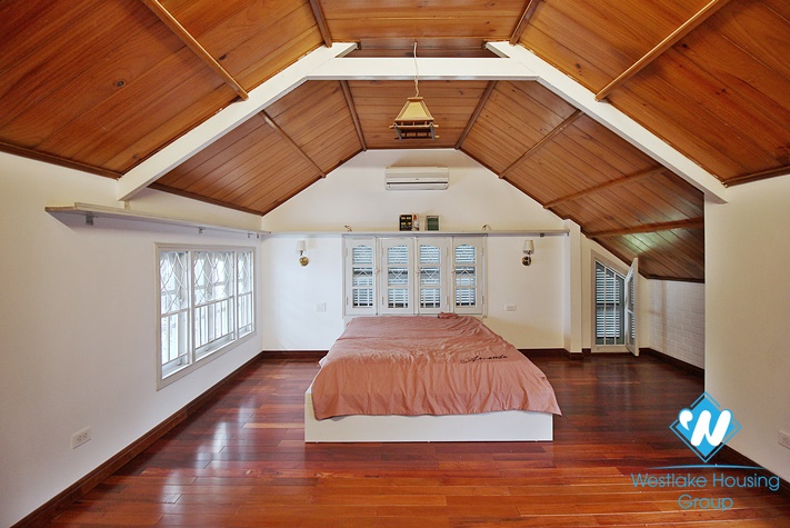 Renovated house with nice design for rent in Tay Ho district, Hanoi