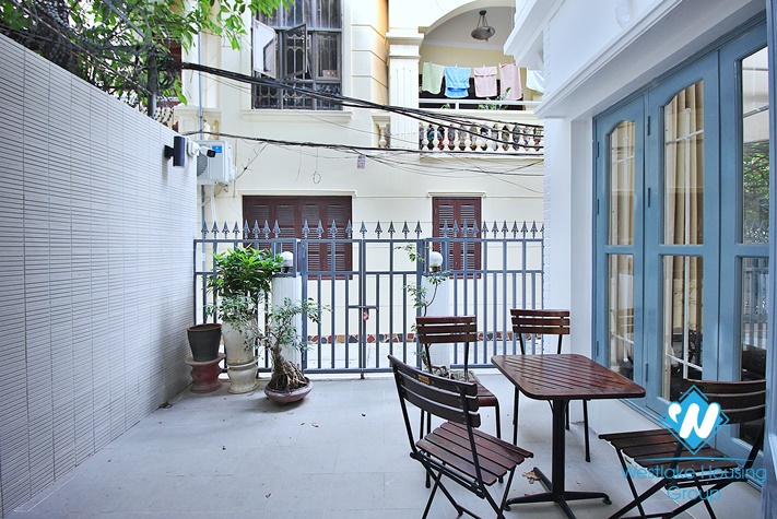 Renovated house with nice design for rent in Tay Ho district, Hanoi