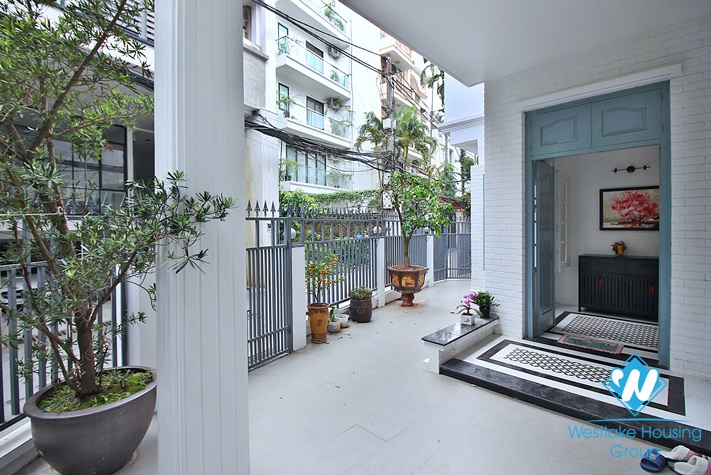 Renovated house with nice design for rent in Tay Ho district, Hanoi