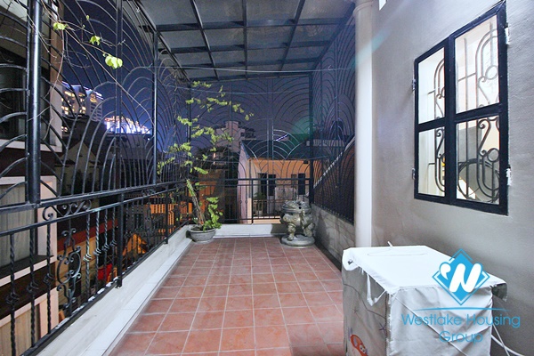 Corner furnished house for rent in Dang Thai Mai area, Tay Ho