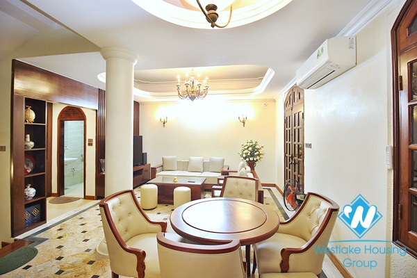 Corner furnished house for rent in Dang Thai Mai area, Tay Ho