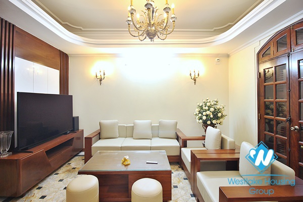 Corner furnished house for rent in Dang Thai Mai area, Tay Ho