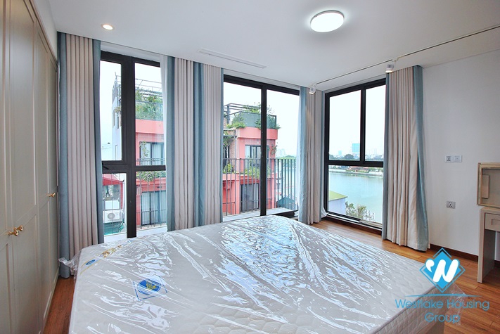 Bright 3 bedroom duplex apartment for rent in Tu Hoa, Tay Ho, Ha Noi