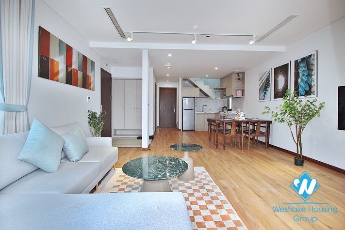 Bright 3 bedroom duplex apartment for rent in Tu Hoa, Tay Ho, Ha Noi