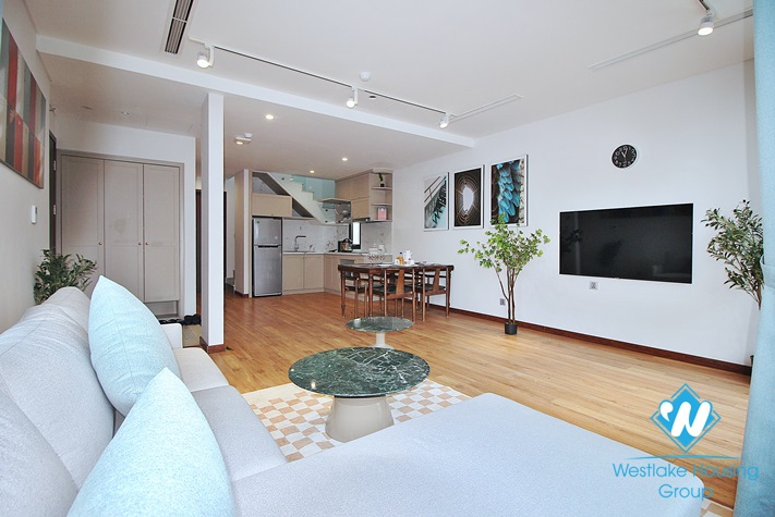 Bright 3 bedroom duplex apartment for rent in Tu Hoa, Tay Ho, Ha Noi