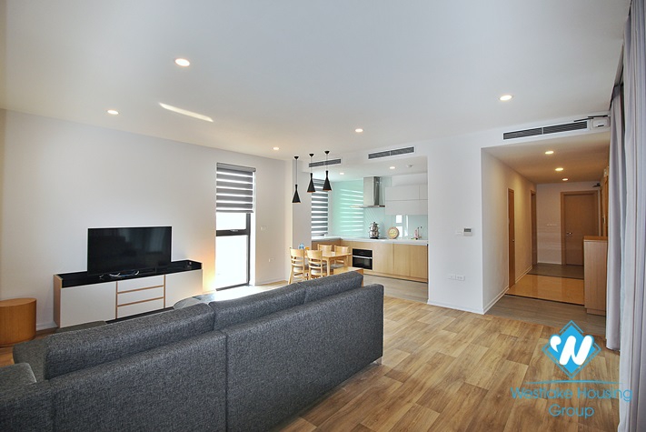 A newly 4 bedrooms apartment for rent in Tay Ho area