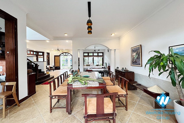 Nice villa for rent in C Block Ciputra, Tay Ho, Ha Noi