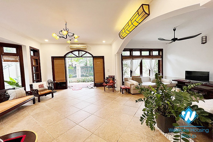 Nice villa for rent in C Block Ciputra, Tay Ho, Ha Noi