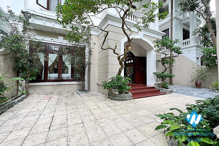 Nice villa for rent in C Block Ciputra, Tay Ho, Ha Noi