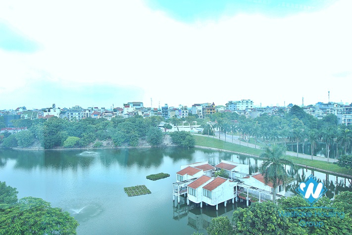 High-end floor 2 beds apartment with huge balcony for rent in Tu Hoa, Tay Ho