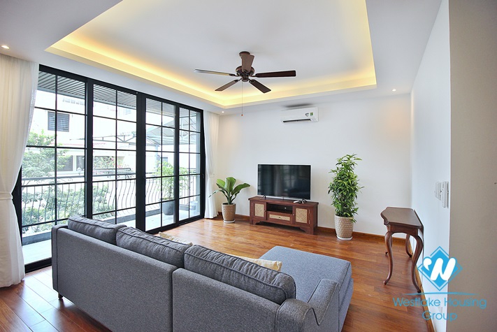 A brand new 2 bedroom apartment with big balcony for rent in Tay ho, Hanoi