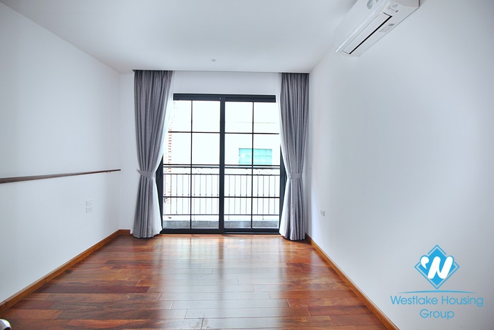 Brand new and lake view 4 beds duplex apartment for rent in Tay Ho area