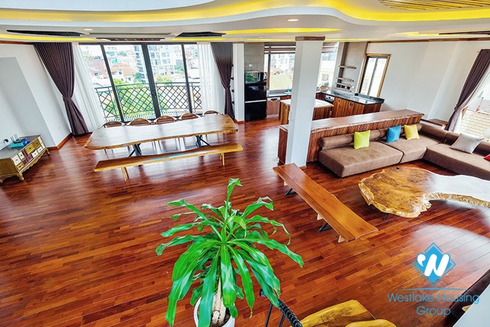 Luxury penthouse apartment for rent in To Ngoc Van st, Tay Ho District 