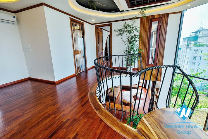 Luxury penthouse apartment for rent in To Ngoc Van st, Tay Ho District 
