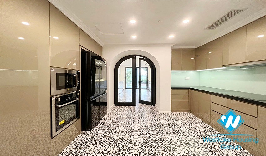 Super luxurious villa for rent in Q block, Ciputra area, Tay Ho