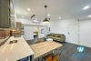 Big terrace one bedroom apartment for rent in Tay Ho, Hanoi
