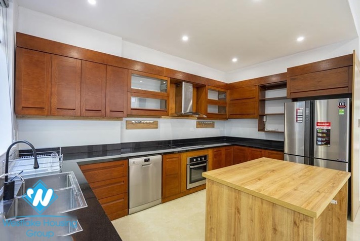 A newly and beautiful villa for rent in Tay ho, Hanoi