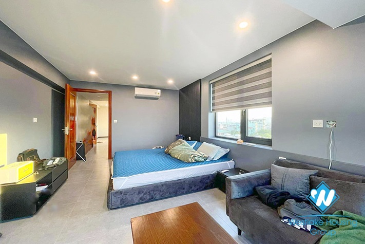 A brand new duplex in An Duong Vuong with river view for rent 