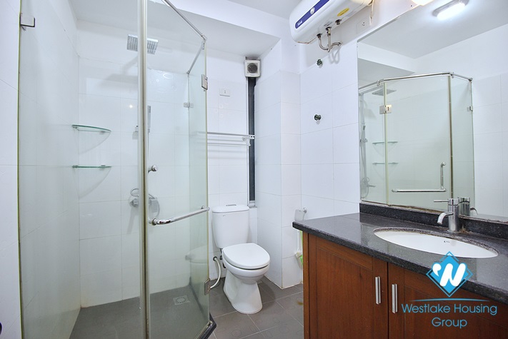 Spacious two bedroom apartment with lake view for rent on Nhat Chieu