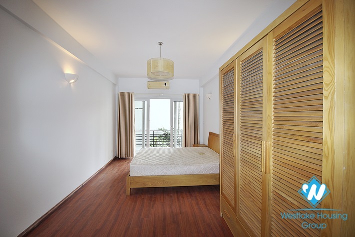 Spacious two bedroom apartment with lake view for rent on Nhat Chieu